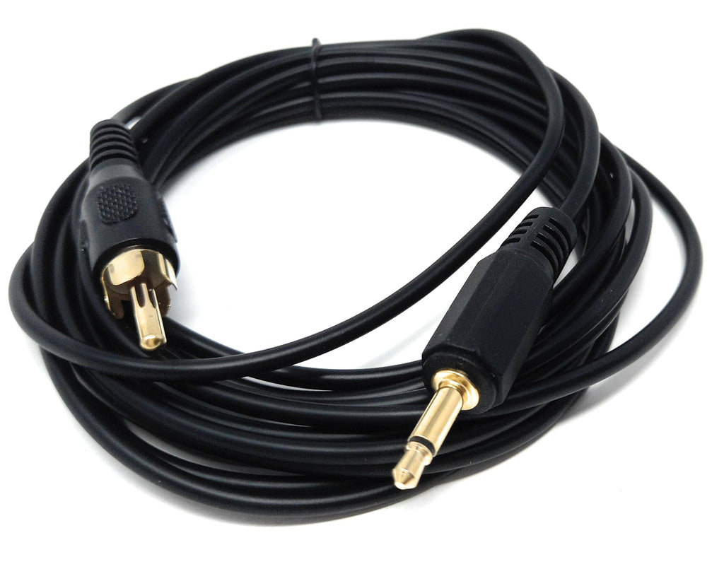 DRUT 3.5mm Mono Jack Plug To RCA Phono Single Plug Lead Cable