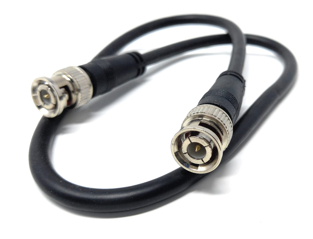 DRUT BNC to BNC Cable Lead, Coaxial RG59/RG59U 75ohm for CCTV Video Camera, Male to Male Plugs