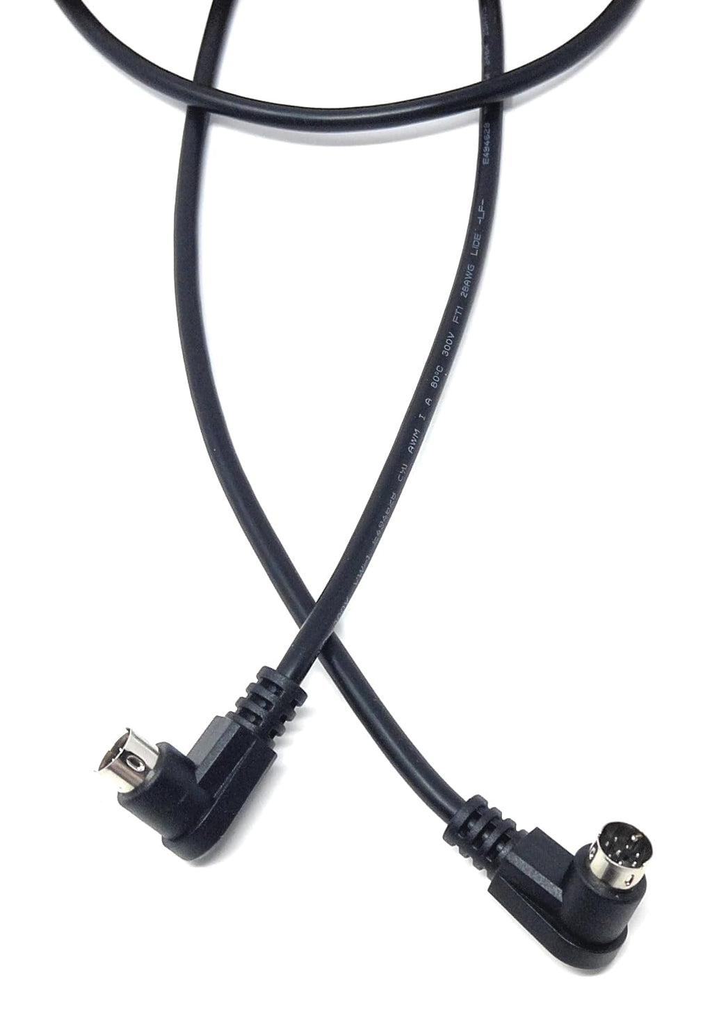 DRUT 1m 8 Pin Mini Din Plug Audio Cable Lead For Dual DJ CD Player, Electronic Music Machines, Instruments 3.3ft