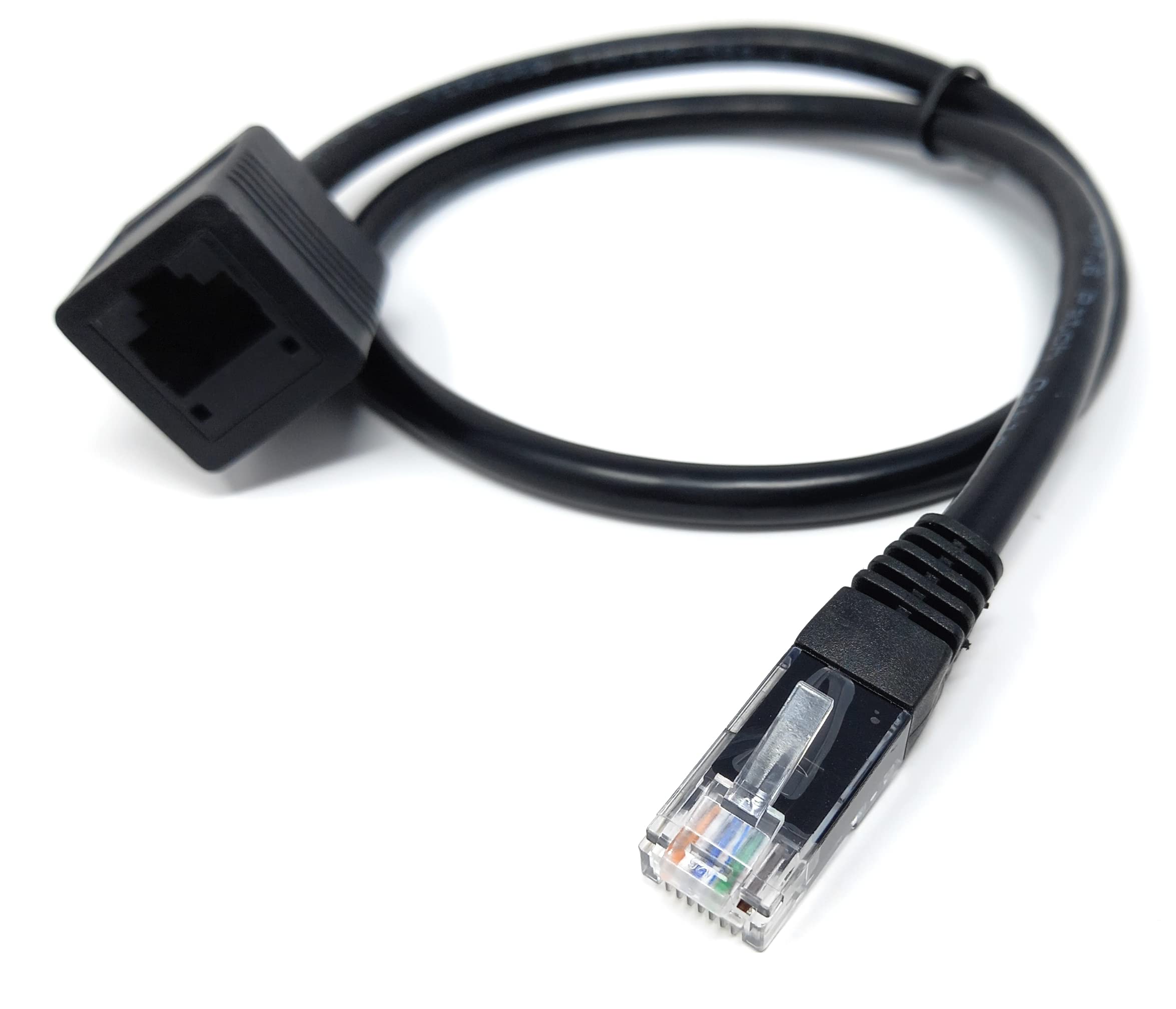 DRUT Cat6 Ethernet Extension Cable - RJ45 Male to Female Extender, Supports Cat8/Cat7/Cat6/Cat5e/Cat5 Standards, Gigabit LAN Network Patch Cord for PC, Switch, Router, Game Console