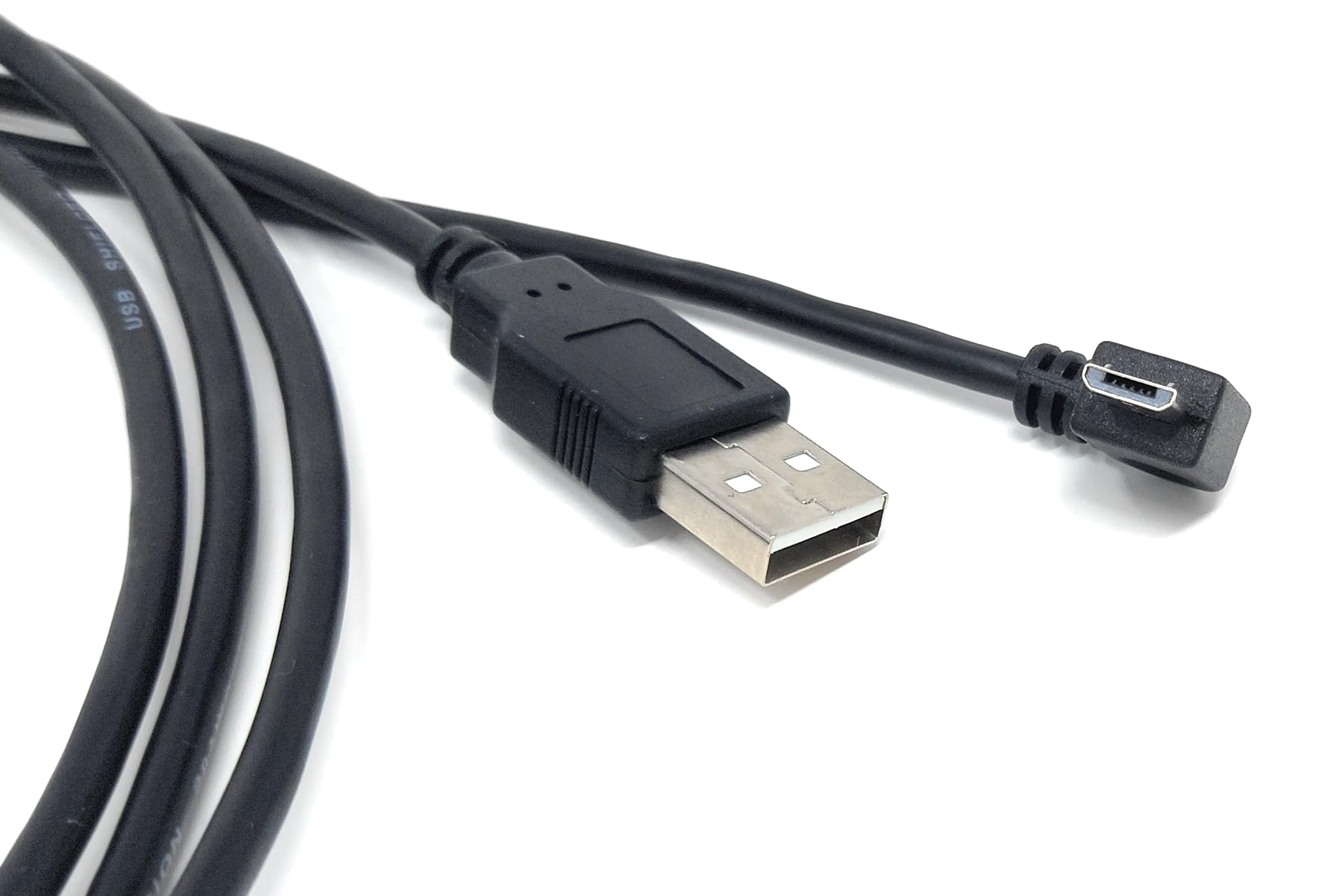 USB 2.0 to Micro USB B Right Angled Data & Charging Cable 24AWG