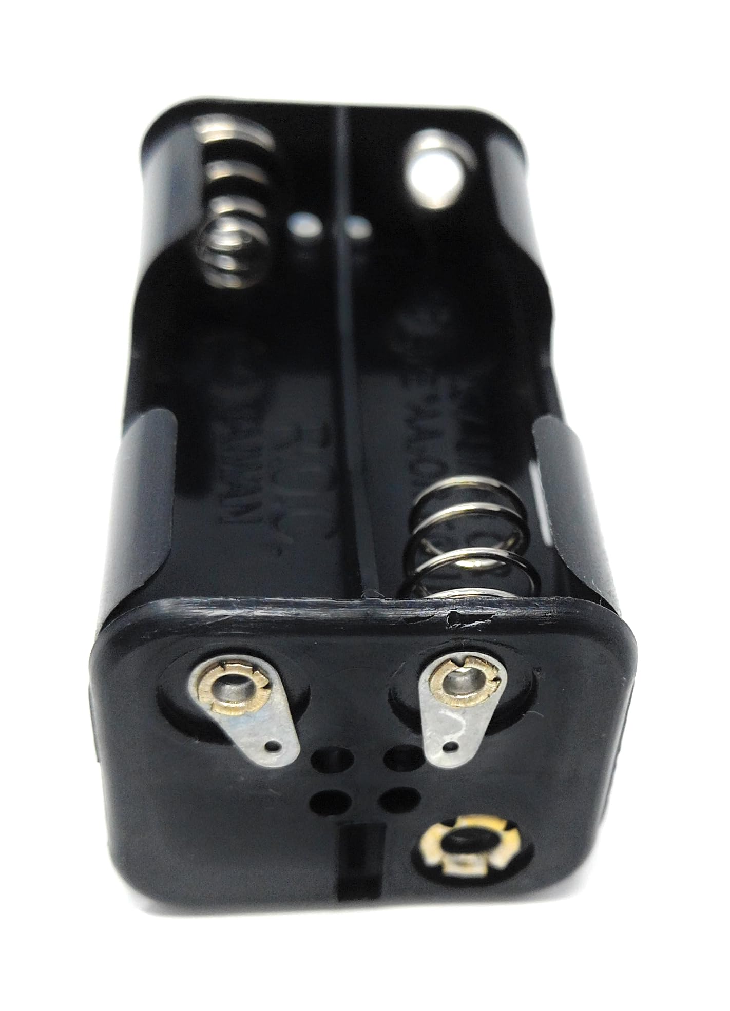 4 x AA Battery Holder Case Housing Box With Solder Lug Terminals Connector Block, Open Style Quadrate