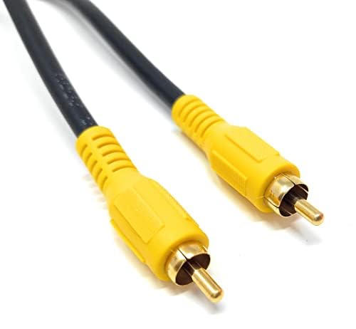 DRUT Single RCA to RCA Coaxial Phono Cable S/PDIF for Digital Audio, Home Theater, HDTV, Subwoofer, Hi-Fi Systems