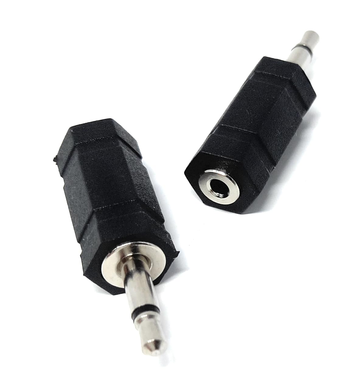 DRUT 3.5mm Mono Jack Male to 2.5mm Mono Jack Socket Female Audio Cable Adapter