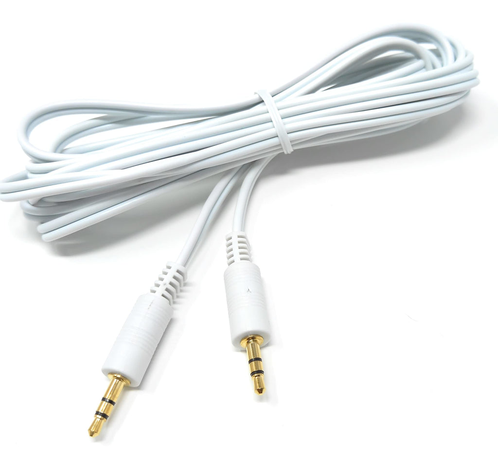 DRUT 3.5mm to 3.5mm Stereo Audio AUX Cable Gold Connectors, Small 3 pin Jack to Jack Speaker Lead