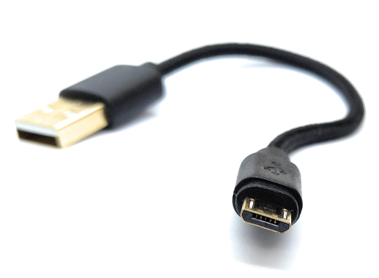 DRUT Micro USB to USB 2.0 Fast Charger Braided Cable 24AWG, A-Male to Micro B Gold Connectors Lead