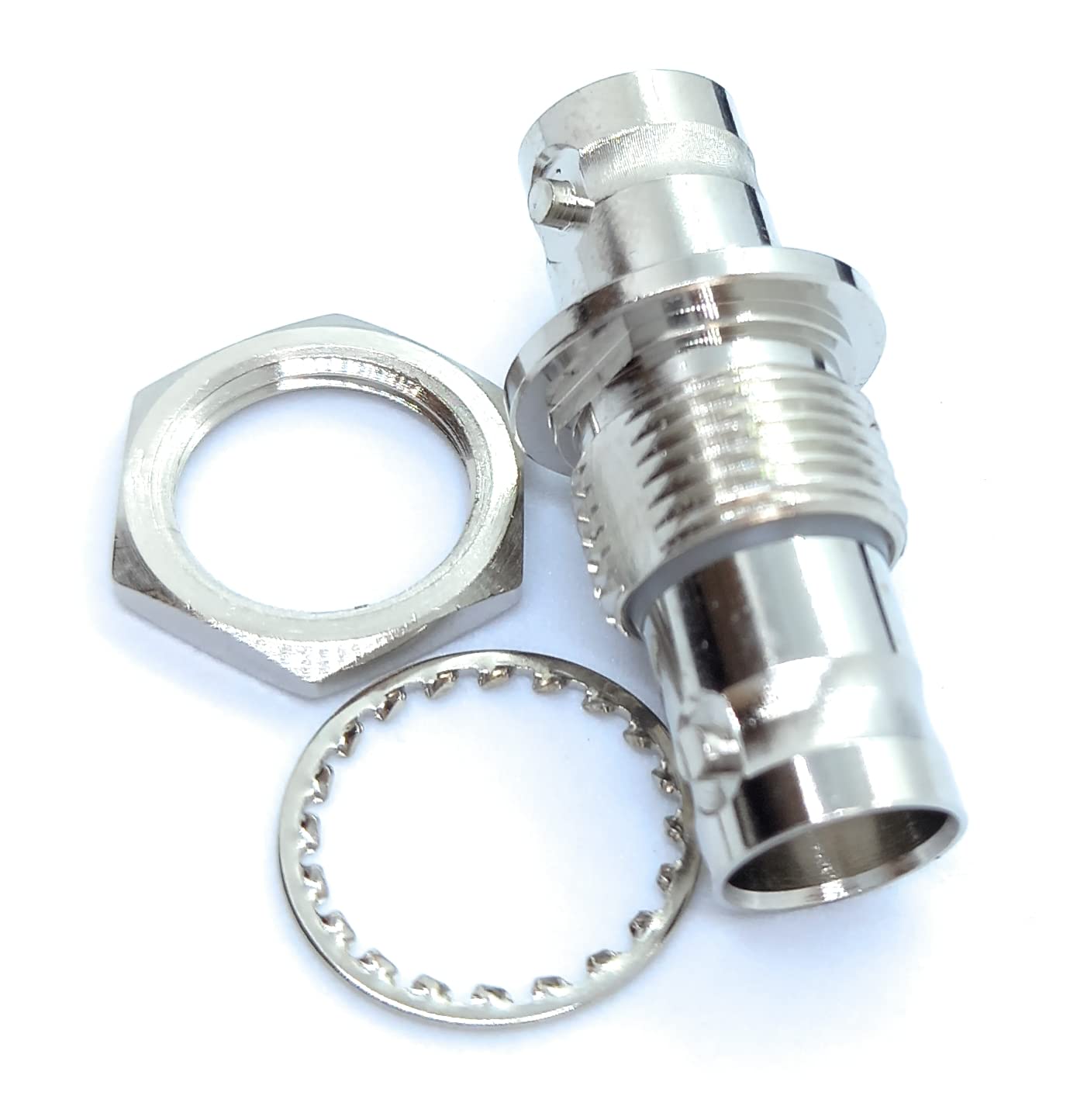DRUT BNC to BNC Coupler Panel Mount Socket to Socket Feed Through Adaptor 75 ohm