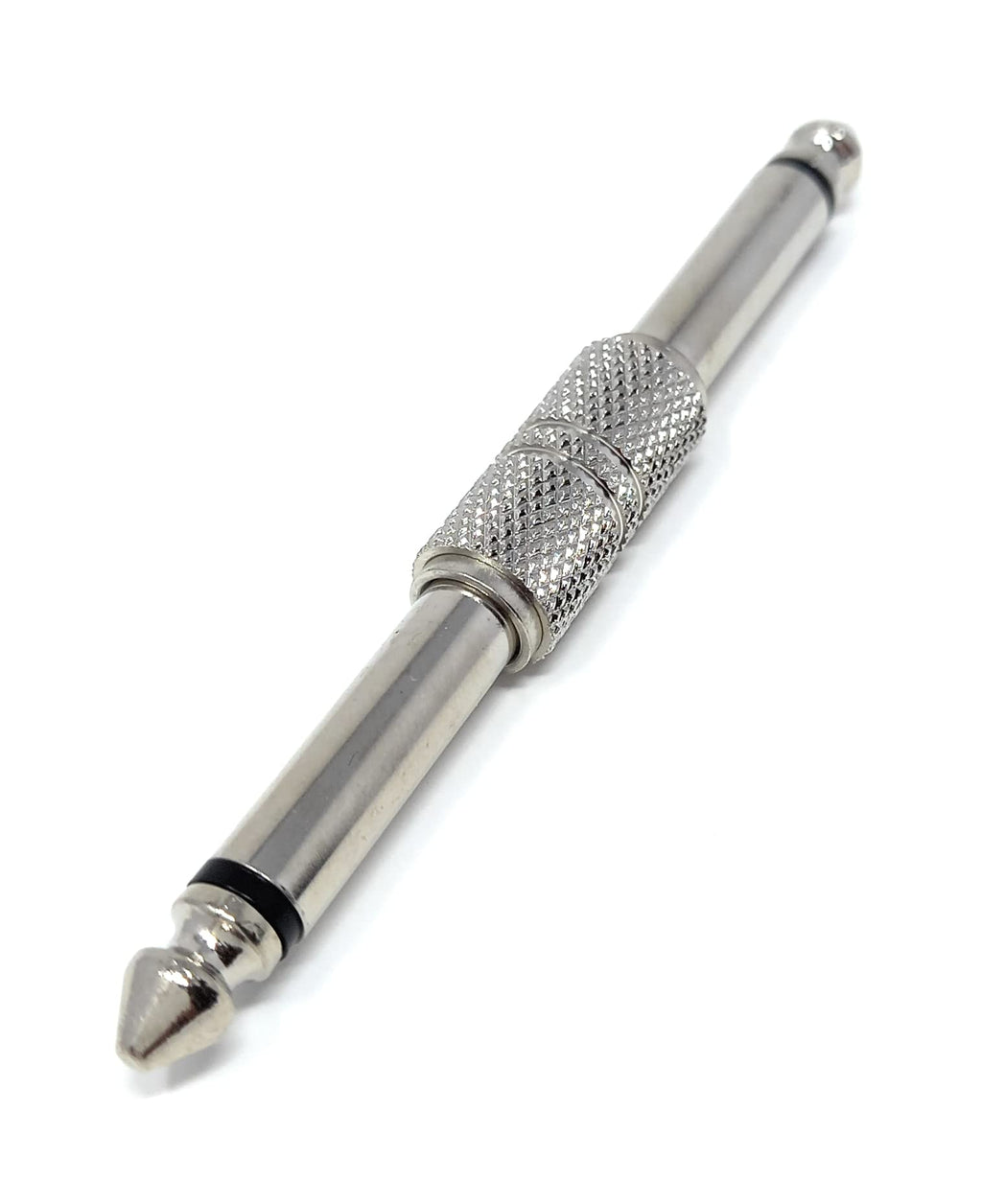 DRUT 1pcs 6.35mm MONO 1/4 Inch Jack Coupler Joiner Adaptor Connector Male to Male