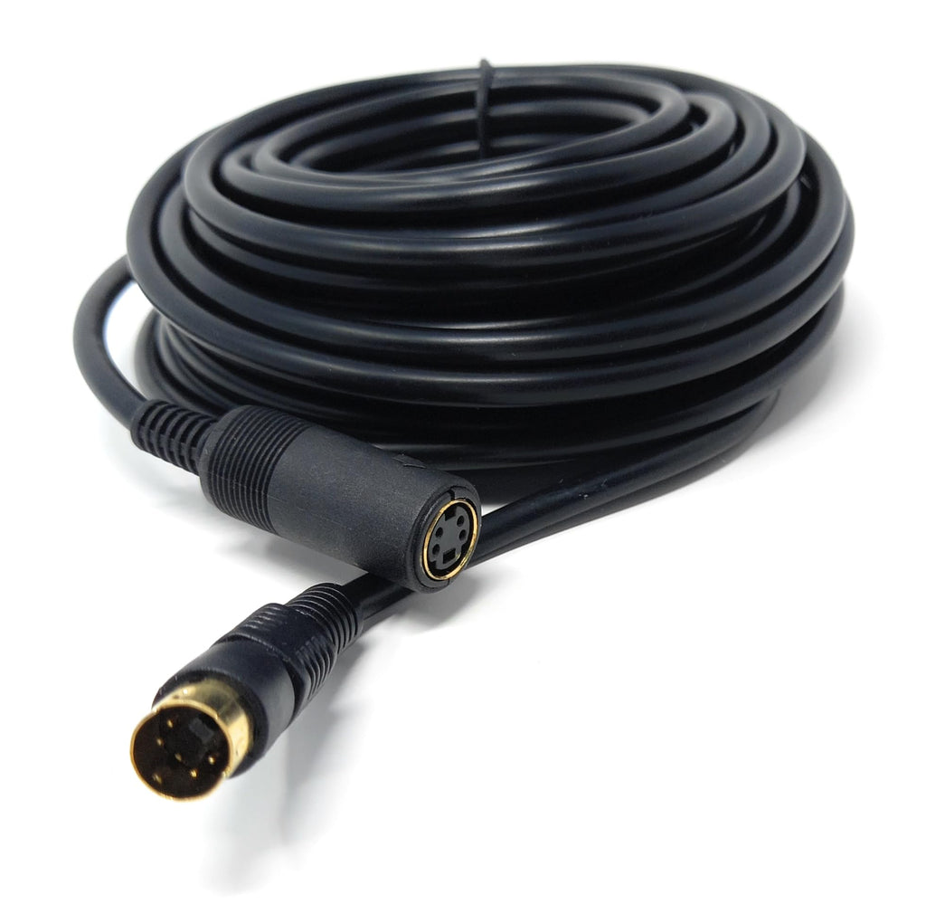 DRUT S-Video Extension Cable, 4 Pin Mini Din (Male to Female) Lead Cord