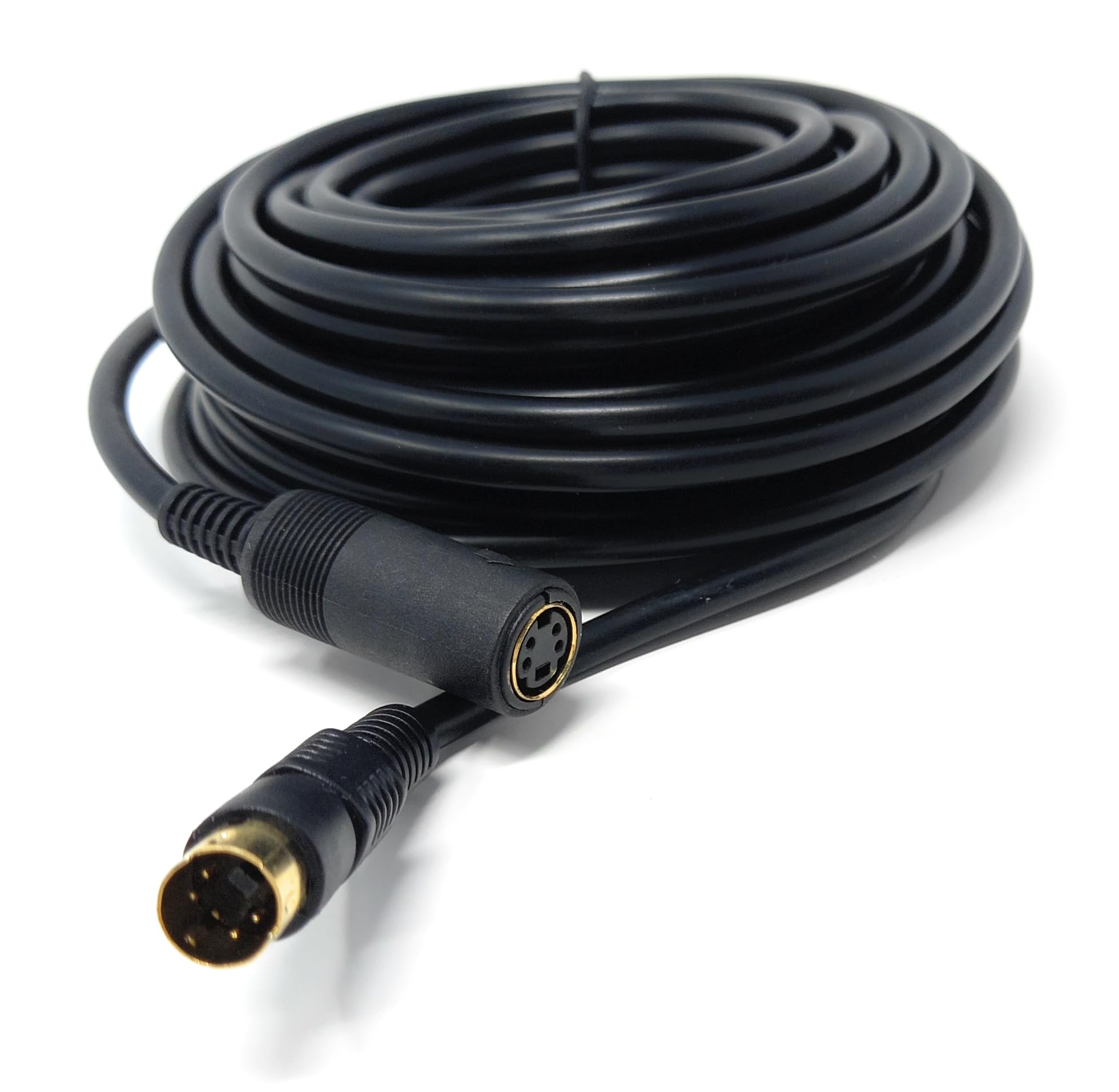 DRUT S-Video Extension Cable, 4 Pin Mini Din (Male to Female) Lead Cord