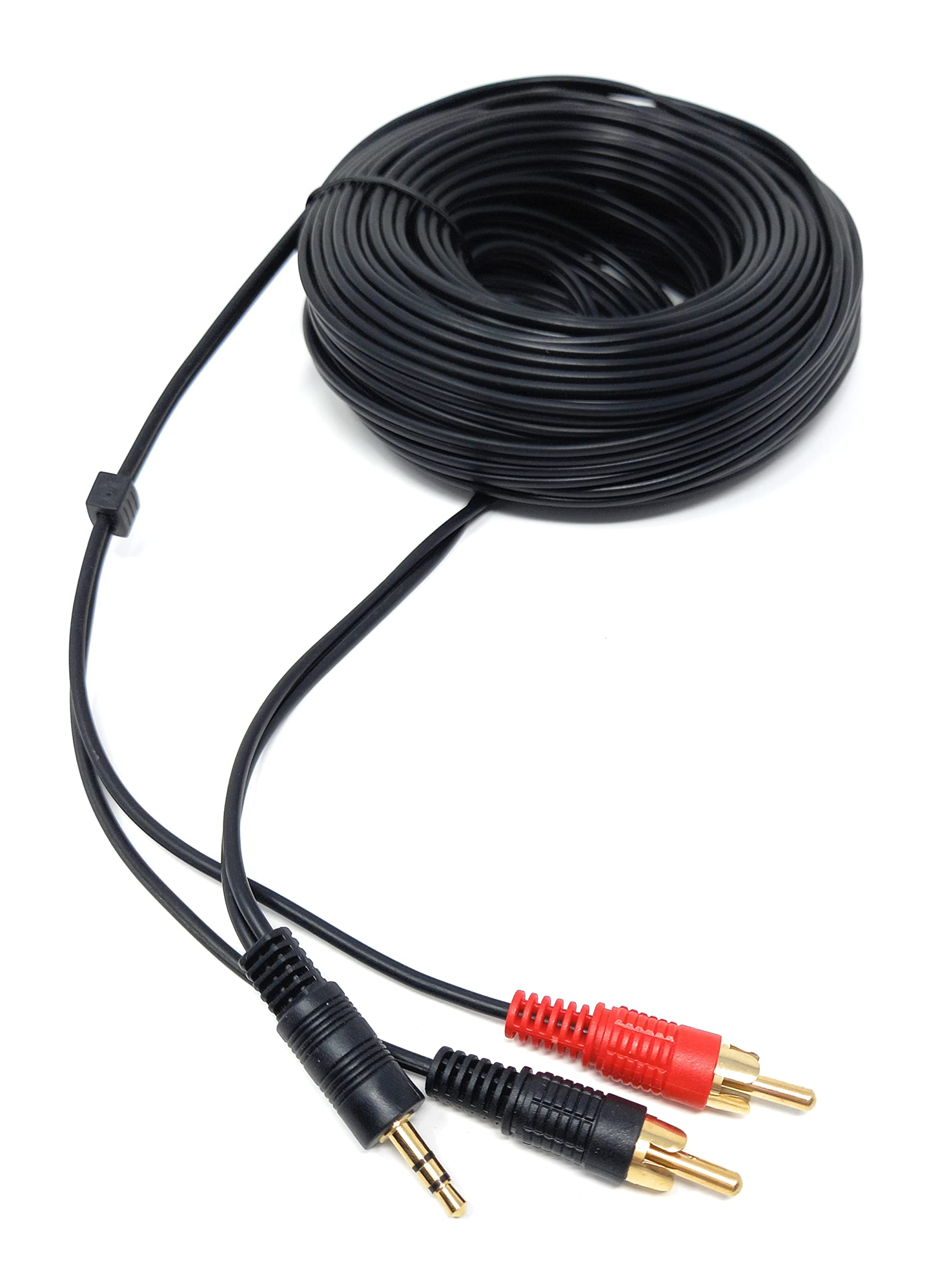 DRUT 3.5mm to Twin RCA Stereo Aux Phono Audio Cable Mini Jack Lead Cord Y Splitter Headphone Cord RCA Y Splitter Adapter