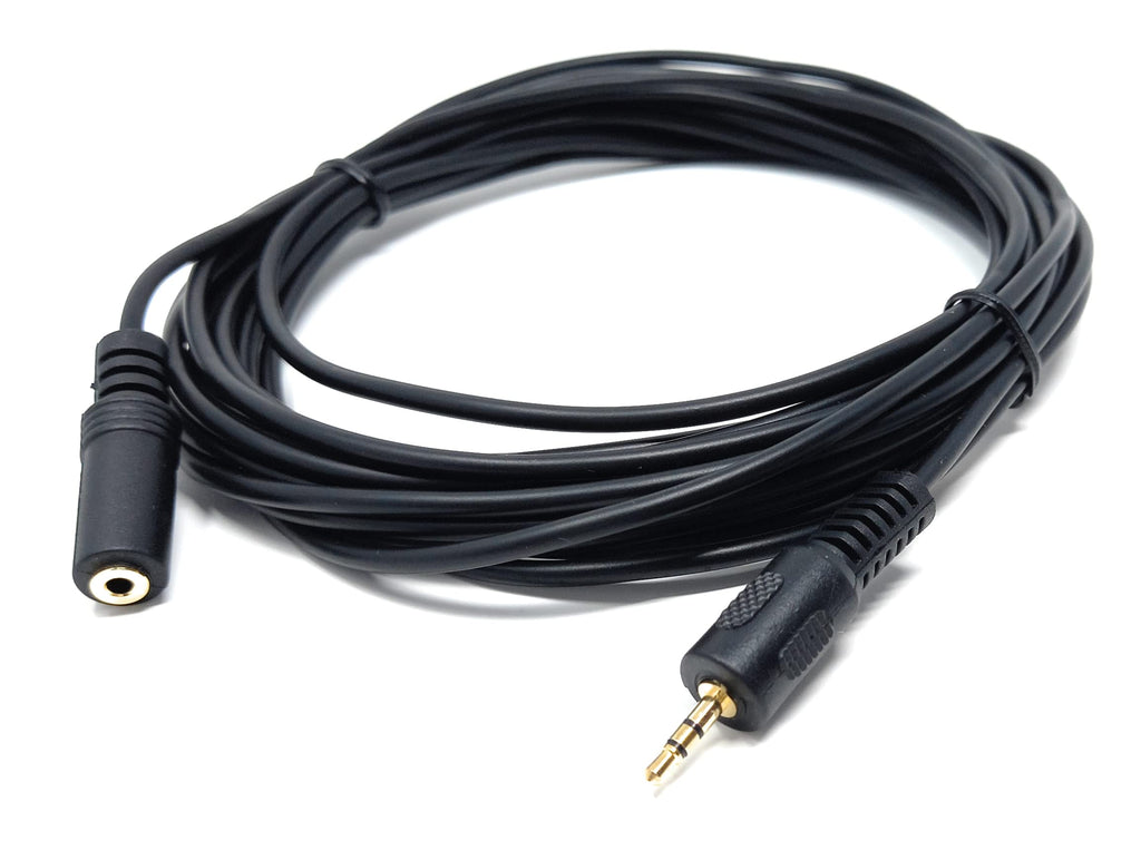 DRUT Stereo 2.5mm Jack to 2.5mm Socket Extension Cable Male to Female Small PIN Gold Connectors
