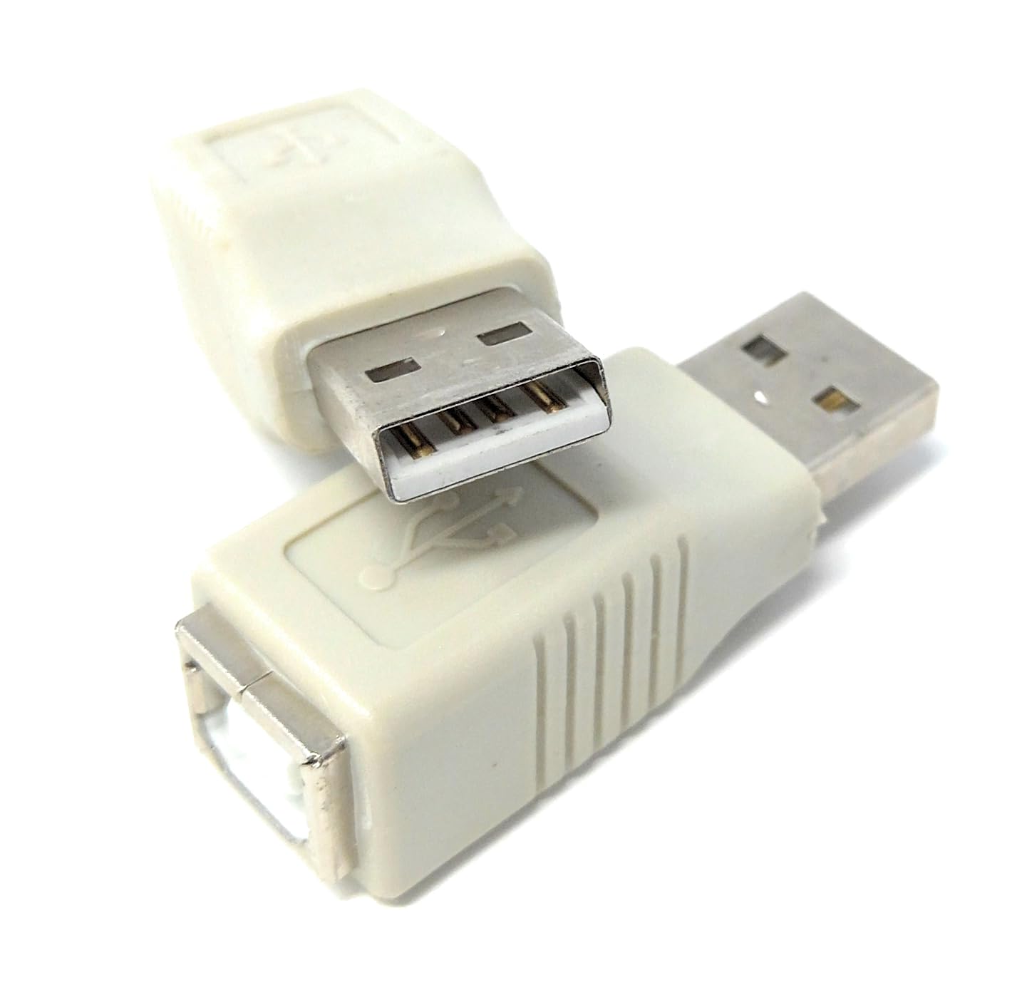 USB 2.0 A Male to Type B Female Adapter Convertor for Printer, Scanner, PC, Music Instruments, Hard Drive