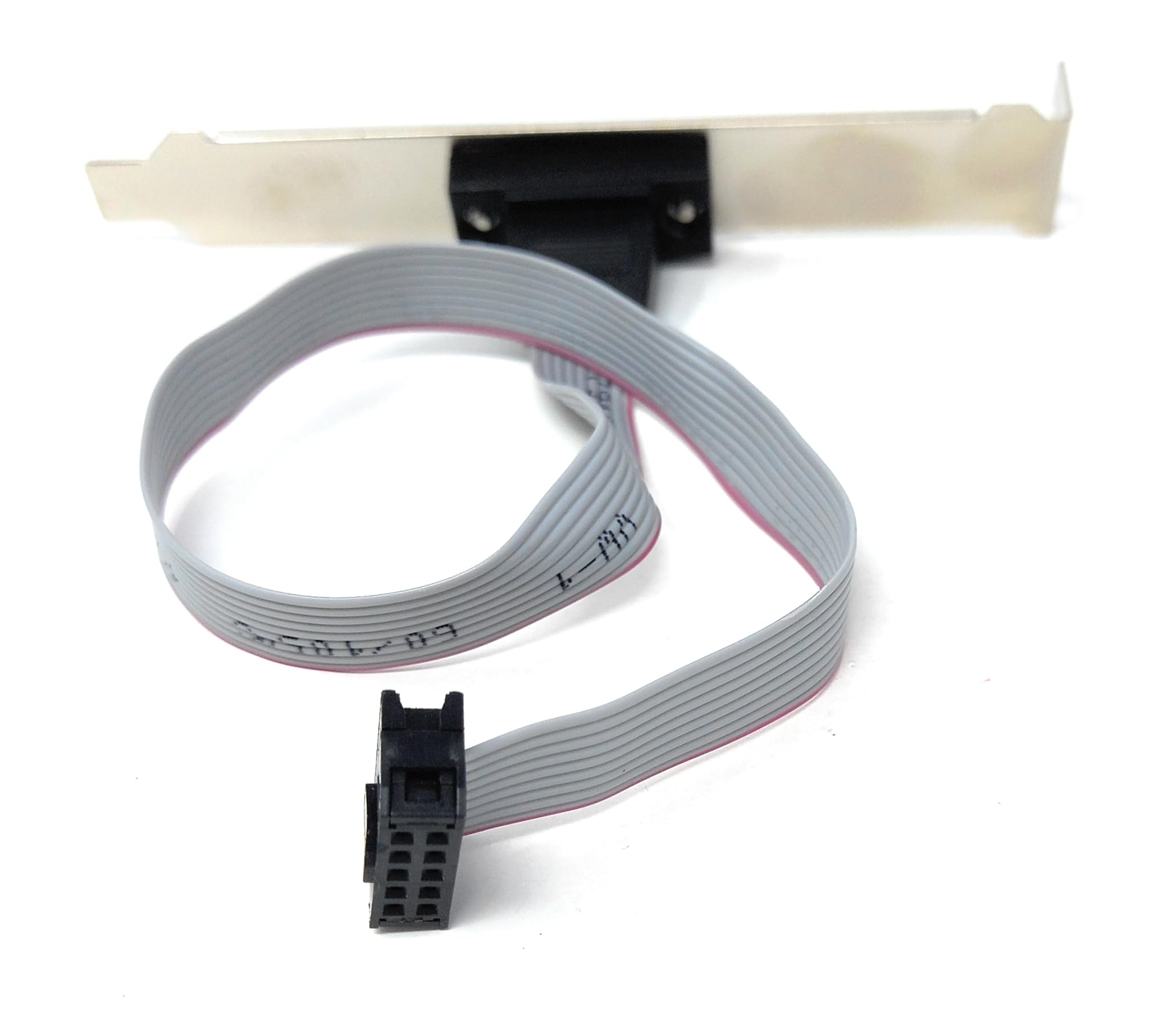 DRUT DB9 RS232 Serial Port Cable 9-Pin Male to 9-Pin Female Motherboard Header, COM Port Bracket Adapter, 35cm Cable for PC Case Expansion.