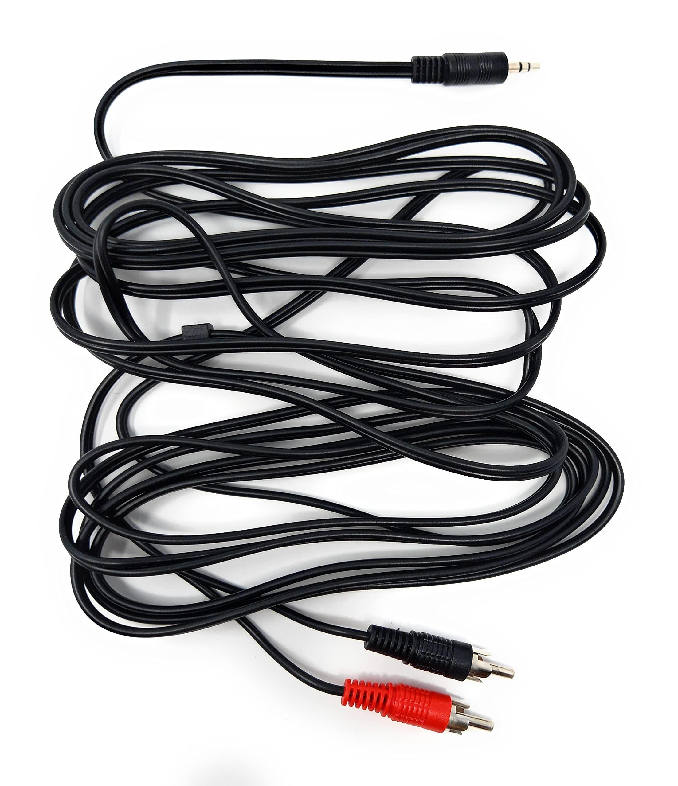 DRUT 3.5mm to Twin RCA Stereo Aux Phono Audio Cable Mini Jack Lead Cord Y Splitter Headphone Cord RCA Y Splitter Adapter