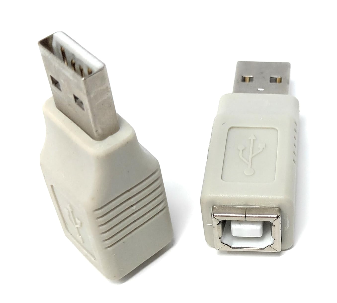 USB 2.0 A Male to Type B Female Adapter Convertor for Printer, Scanner, PC, Music Instruments, Hard Drive