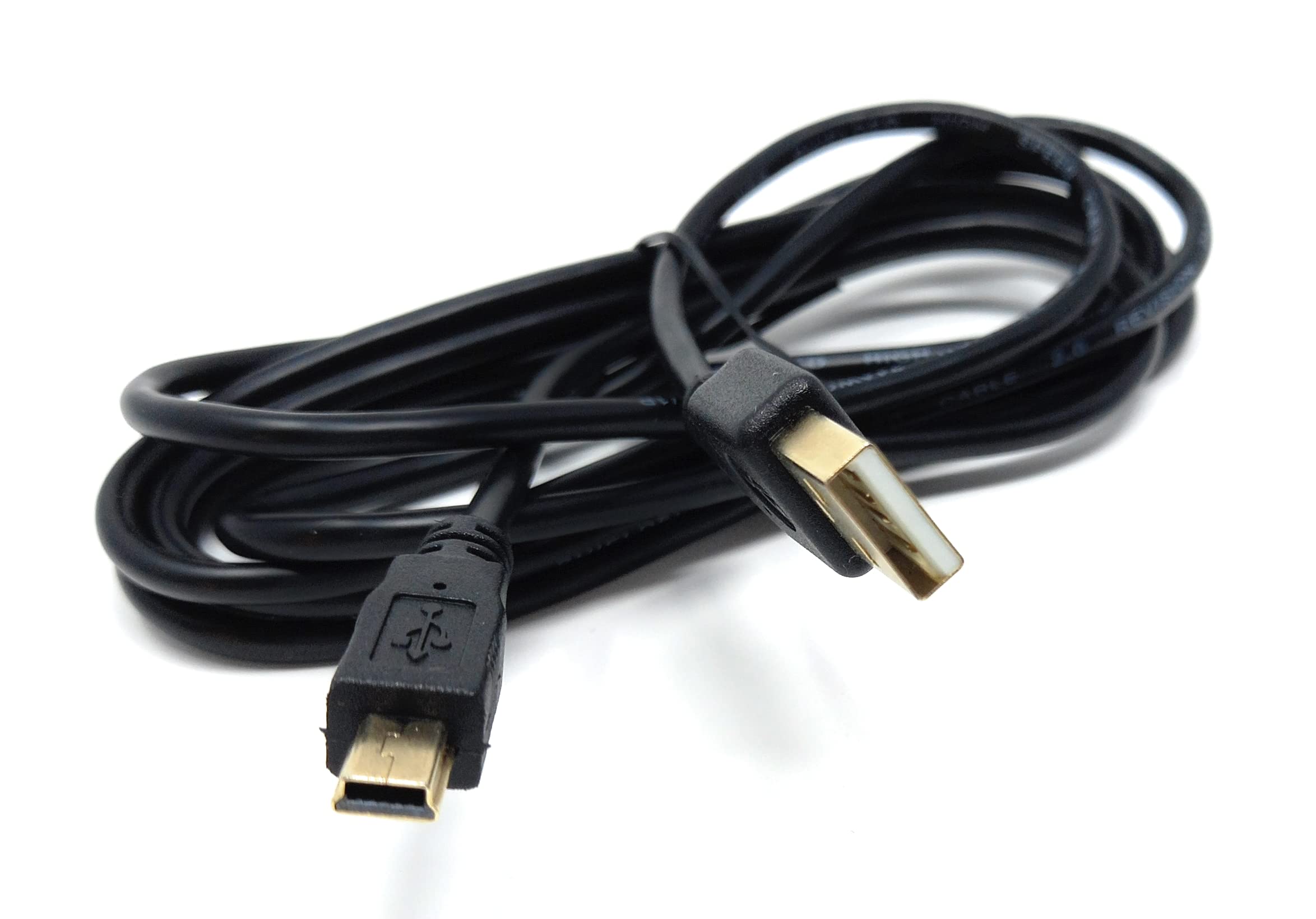 Mini USB to USB 24AWG 2.0 Hi-Speed 2.0 A-Male to Mini-B 5pin Cable Power & Data Lead