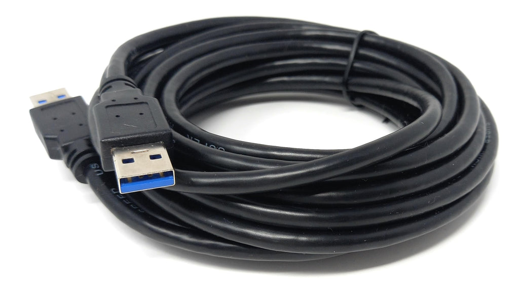 USB to USB 3.0 A Male to Male Lead 5 Gbit/s (625 MB/s), 10 Times Faster Than USB 2.0, SuperSpeed Data Transfer Cable