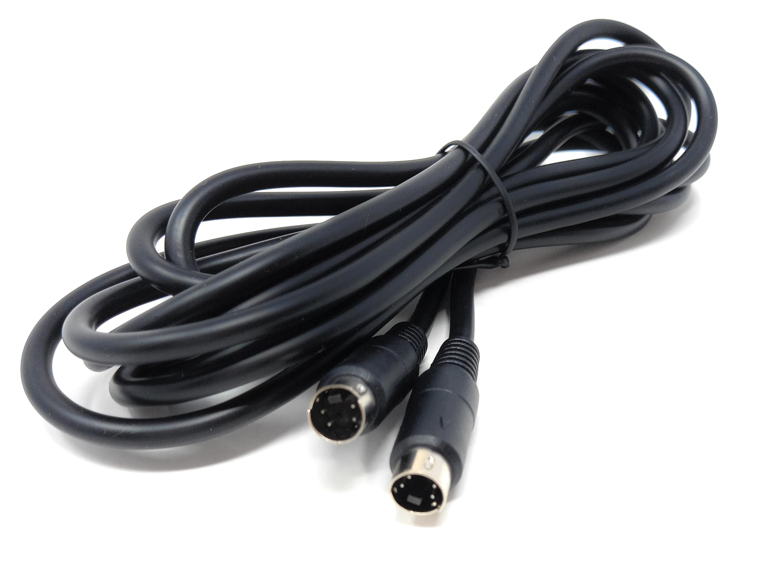 DRUT S-Video (SVHS) Cable 4-pin Male to Male Gold Plated Compatible With TV, HDTV, DVD, VCR, Camcorder, Game Console
