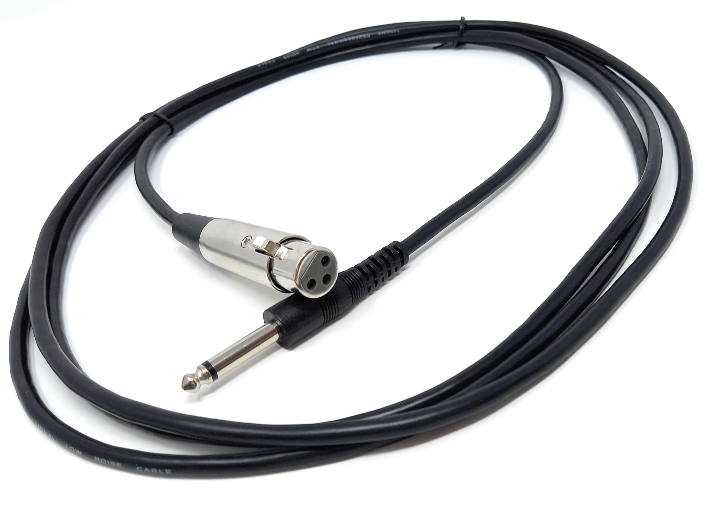 DRUT XLR Female to 6.35mm 1/4'' Stereo Jack TRS Balanced Audio Cable Lead Suitable for Microphone, Speakers, Stages, DJ, Studio