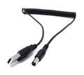 DRUT 1.2m Big Pin 3.5mm to USB Charger Lead Cord Cable, Compatible With Nokia Old Classic Phones 3210, 3220, 3230, 3300, 3310, 3330, 3410, 3510, 6230, 6310, 7210, 8210 etc.