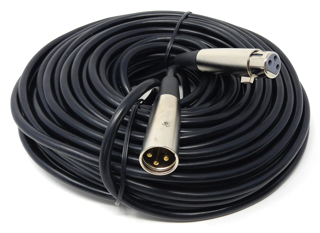 DRUT 3 pin XLR Male Plug To XLR Female Socket, Audio Microphone, Mixer, Speaker Lead Cable