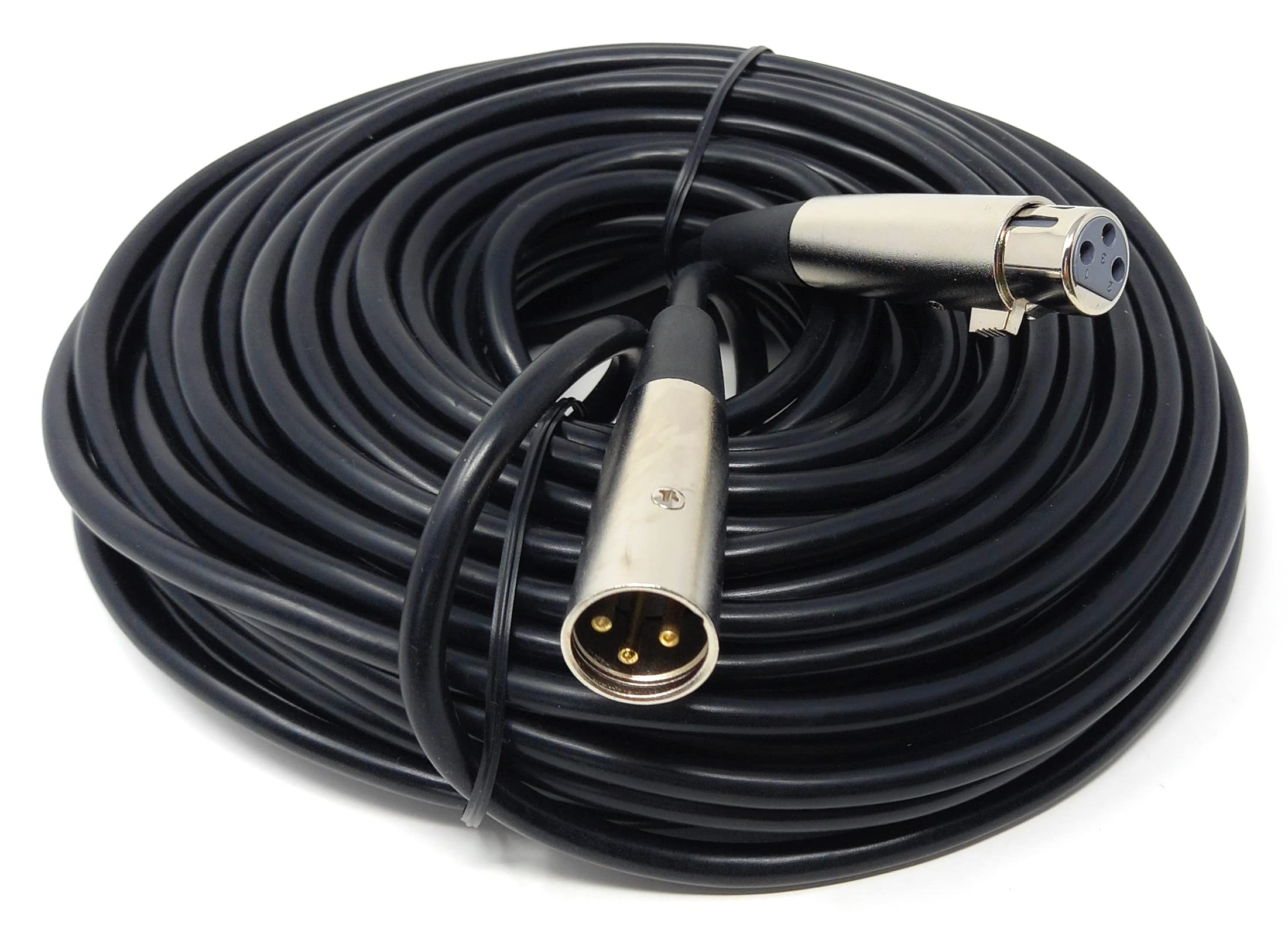 DRUT 3 pin XLR Male Plug To XLR Female Socket, Audio Microphone, Mixer, Speaker Lead Cable