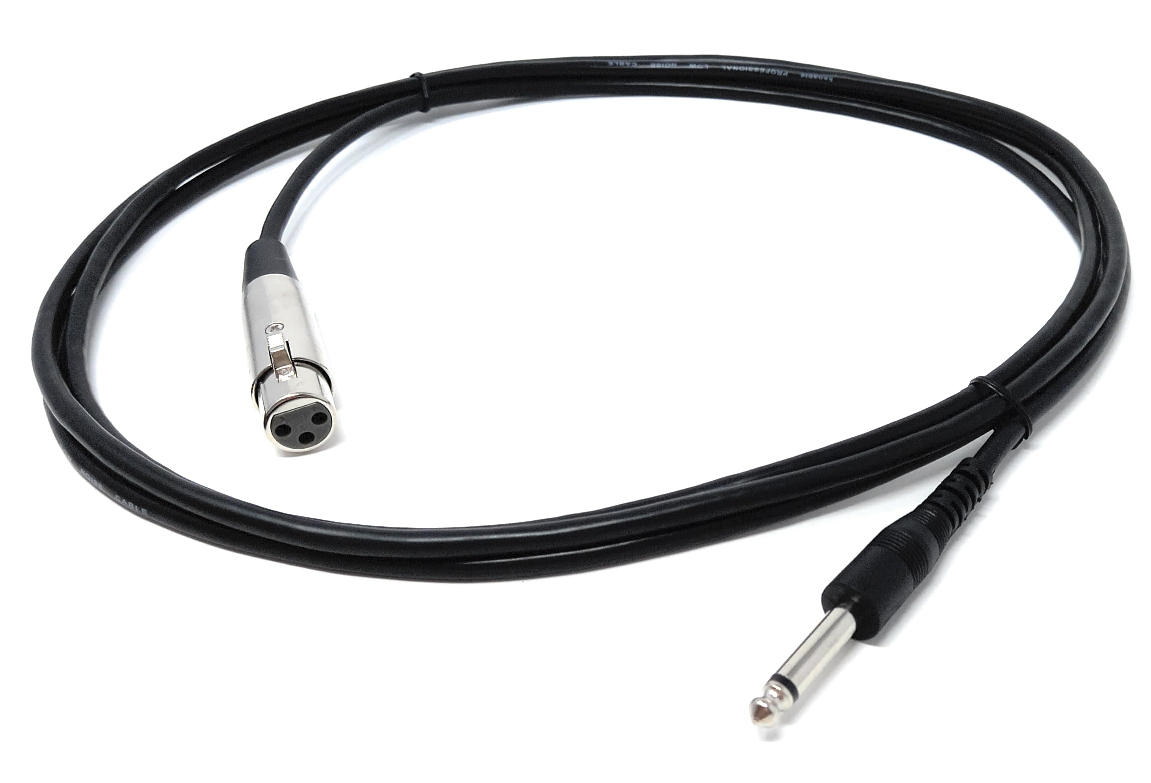 DRUT XLR Female to 6.35mm 1/4'' Stereo Jack TRS Balanced Audio Cable Lead Suitable for Microphone, Speakers, Stages, DJ, Studio
