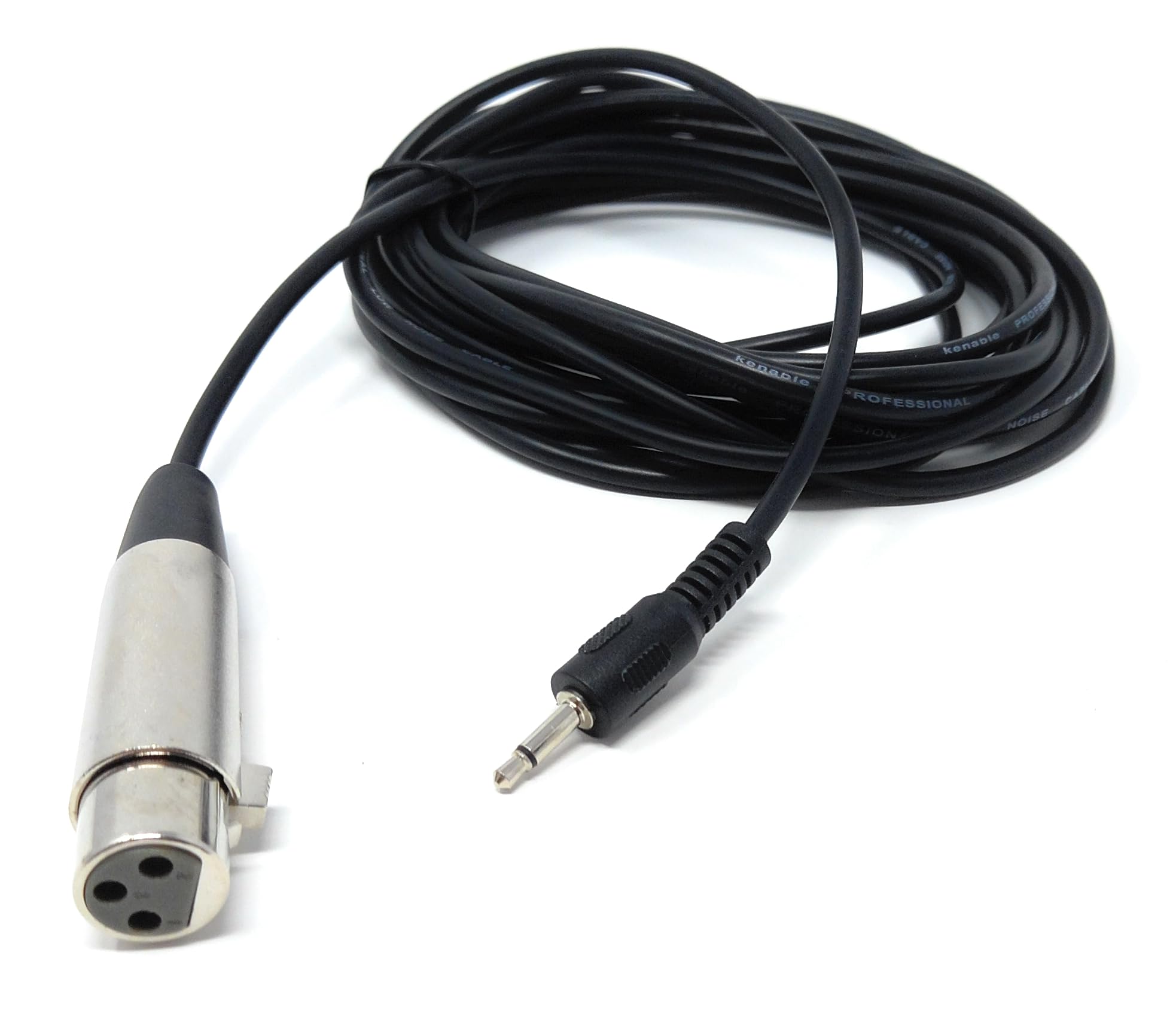 DRUT 3.5mm Mono AUX Jack to XLR Female Socket Microphone Lead Cable