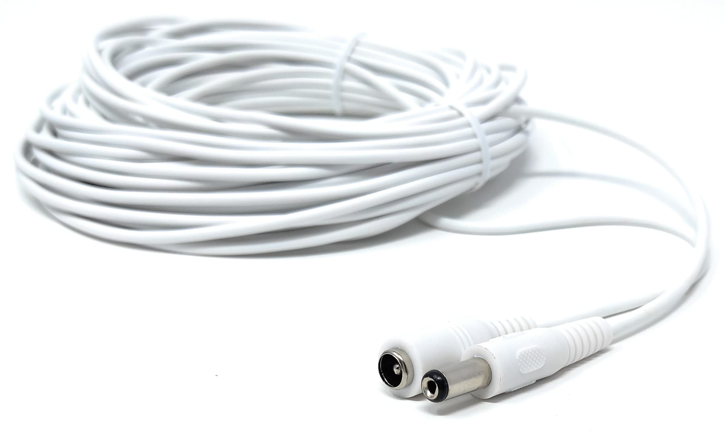 5.5mm x 2.1mm DC Power Plug to Socket, Male to Female CCTV, LED, Modem Router, Music Instruments Extension Lead Cable
