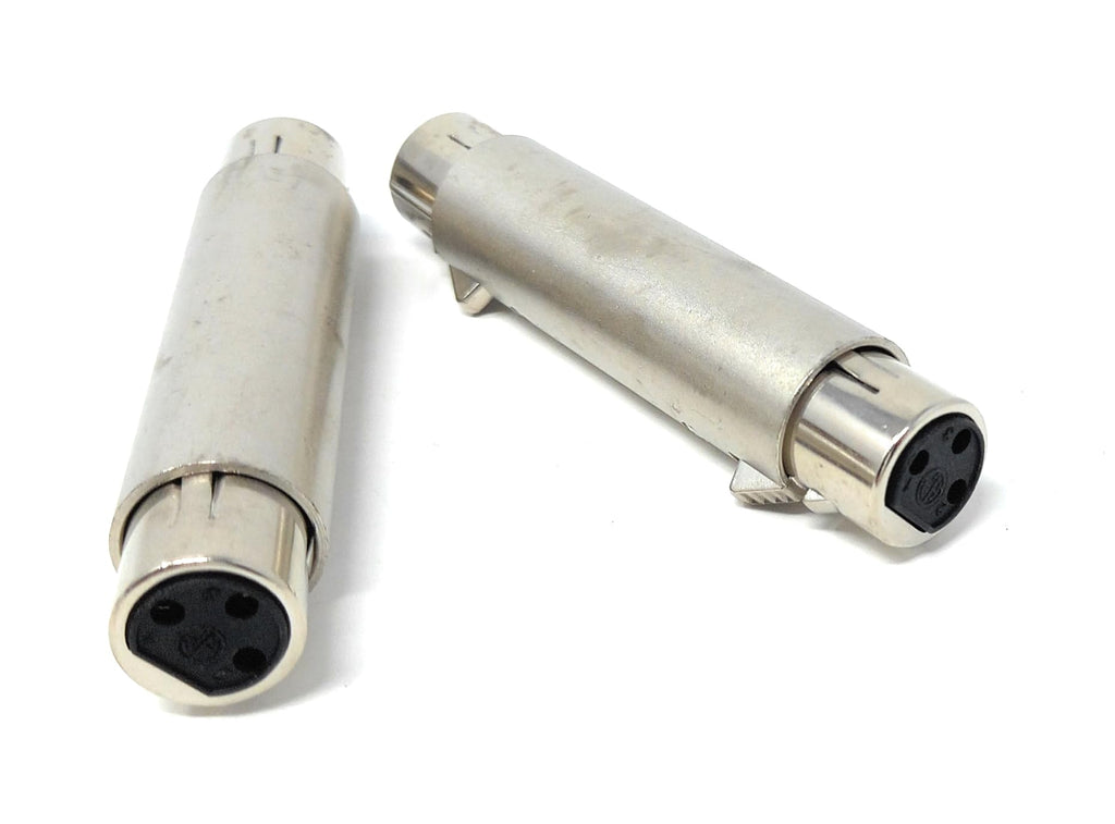 DRUT XLR to XLR Adapter – 3-Pin Female to Female (F-F) Connector, Coupler & Gender Changer for Microphone, AV, Audio & Video Equipment
