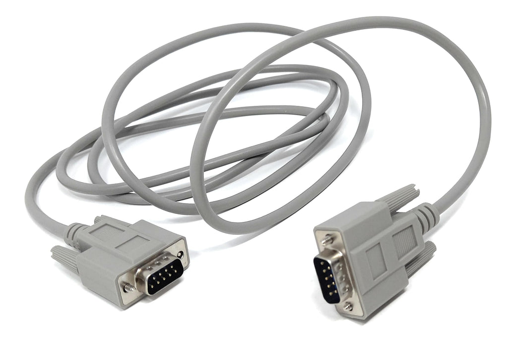 DRUT Serial 9-Pin Male to Male Cable (DB9 to DB9) – RS-232 Lead for Computer, Monitor, EGA & Serial Connectivity (VGA 9pin)