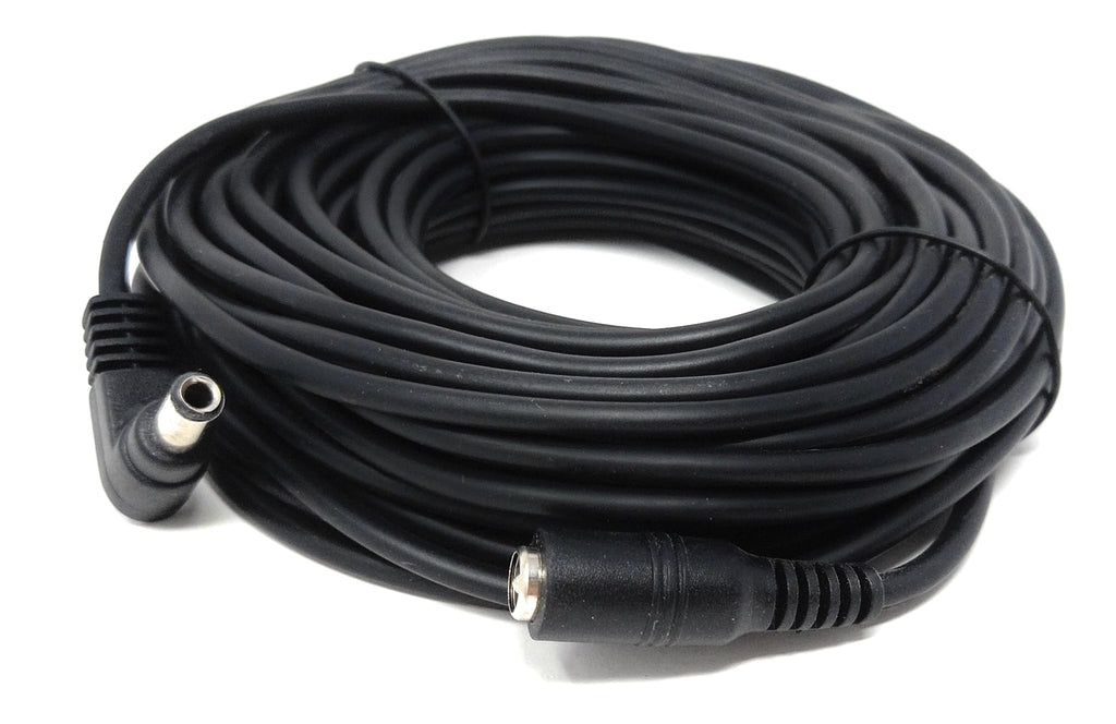 Right Angled 5.5mm x 2.5mm DC Power Extension Cable – Male to Female Adapter for CCTV, LED Signs, Solar-Powered Devices, and More