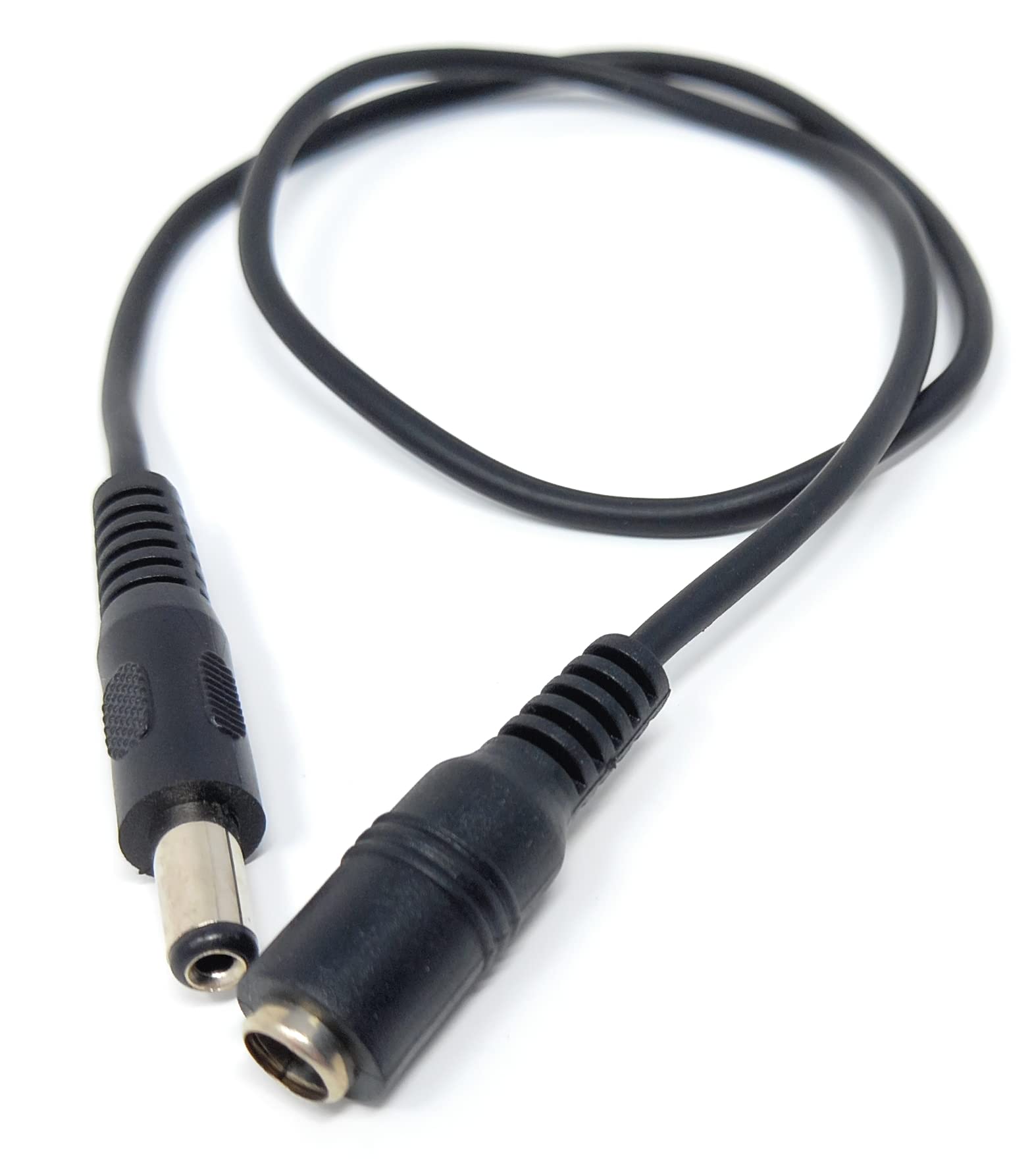 5.5mm x 2.1mm DC Power Plug to Socket, Male to Female CCTV, LED, Modem Router, Music Instruments Extension Lead Cable