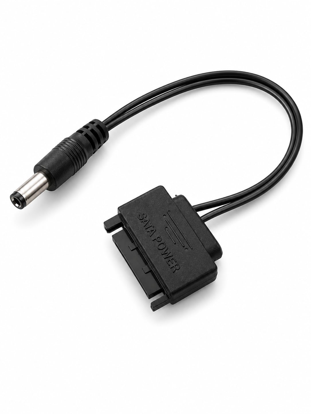 DRUT SATA Male to 5.5mm x 2.1mm DC Connection Cable, 12V Power Cable, 20cm