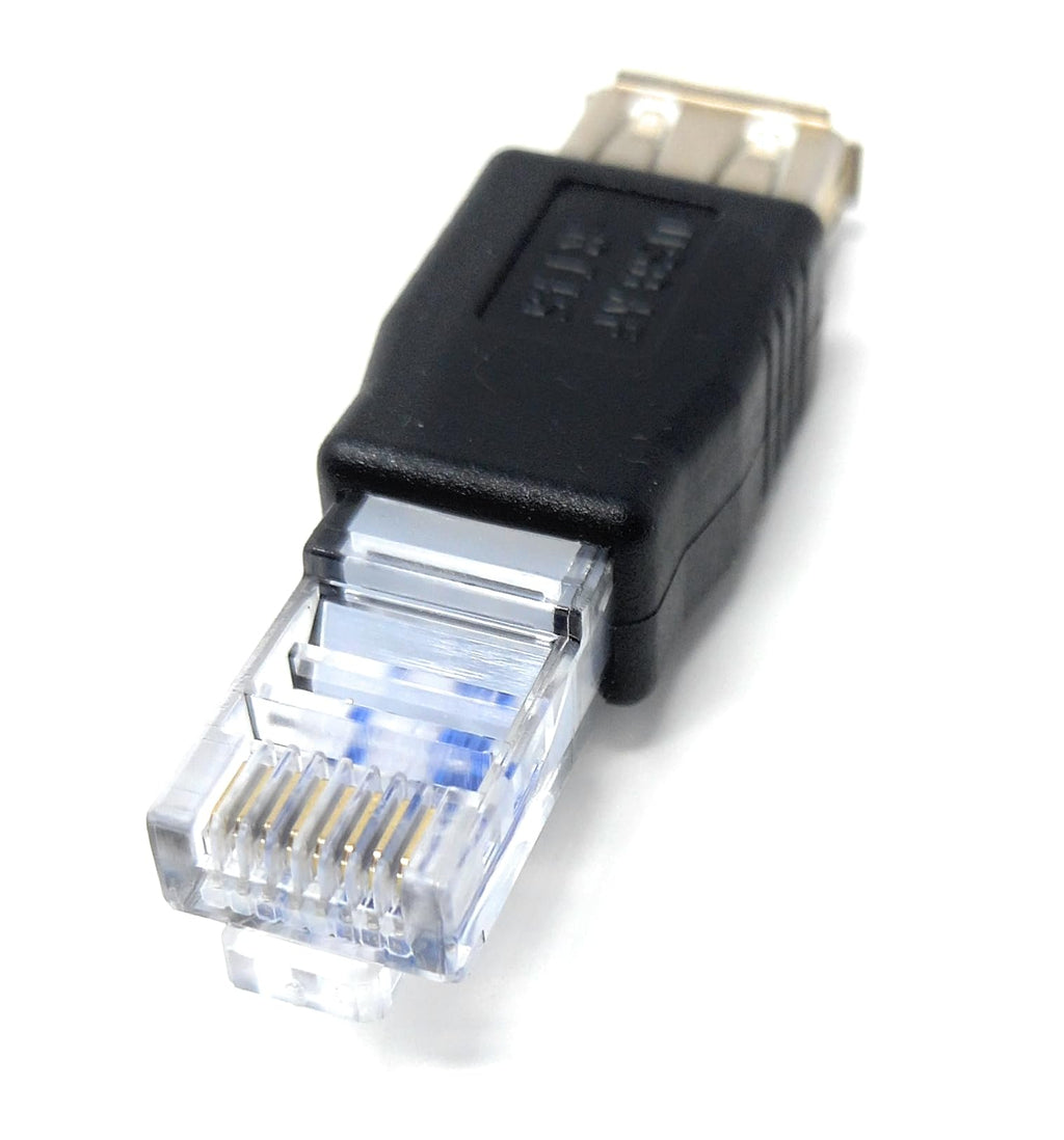 RJ45 to USB 2.0 Female Adapter, USB Female to LAN RJ45 Male Ethernet Network Adapter (10/100Mbps)