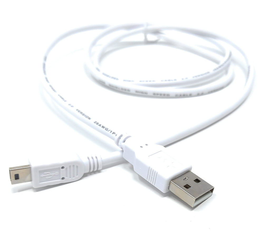 Mini USB to USB 24AWG 2.0 Hi-Speed 2.0 A-Male to Mini-B 5pin Cable Power & Data Lead