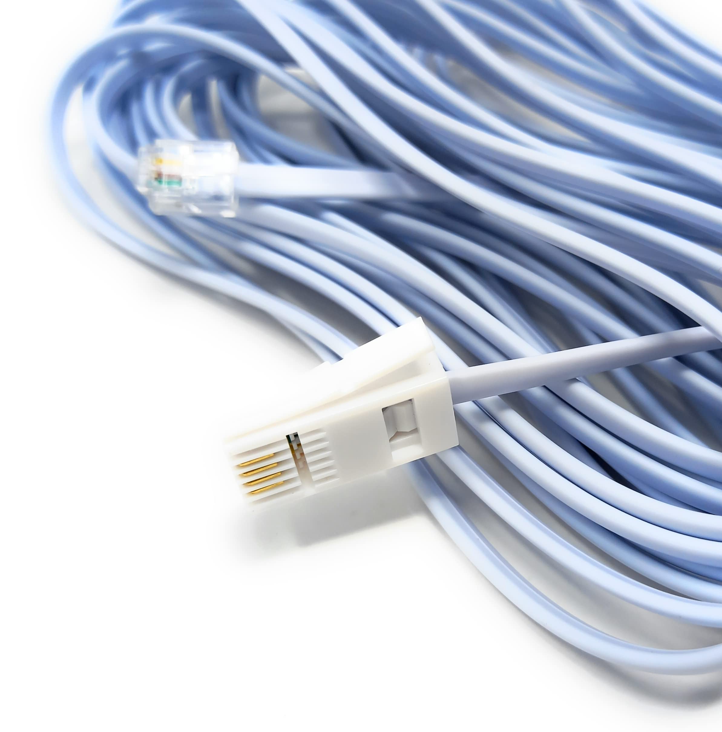 DRUT BT to RJ11 4 Wire (431A) Male to Male UK Telephone Modem Lead Cable