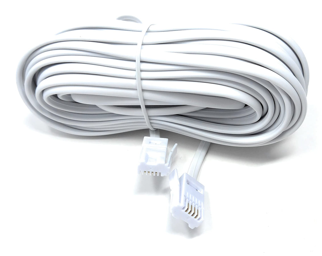 DRUT BT to BT 4 Wire 431A Male to Male Plug Telephone Flat Cable Lead