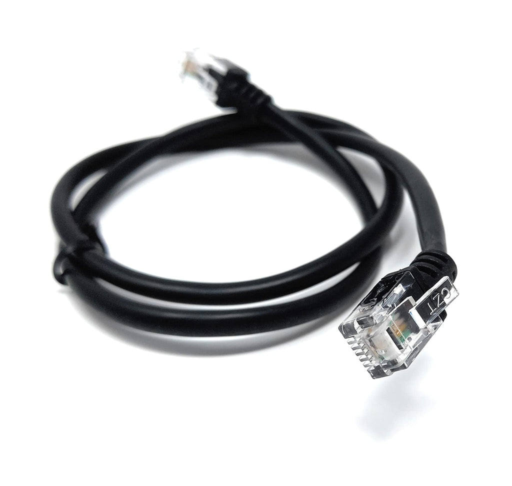 RJ11 to RJ11 ADSL 2 High Speed Broadband Modem Telephone Cable Transmits Data Up to 100 Mbits/sec, 26 AWG Supports Analogue or Digital (DSL/ISDN) Applications