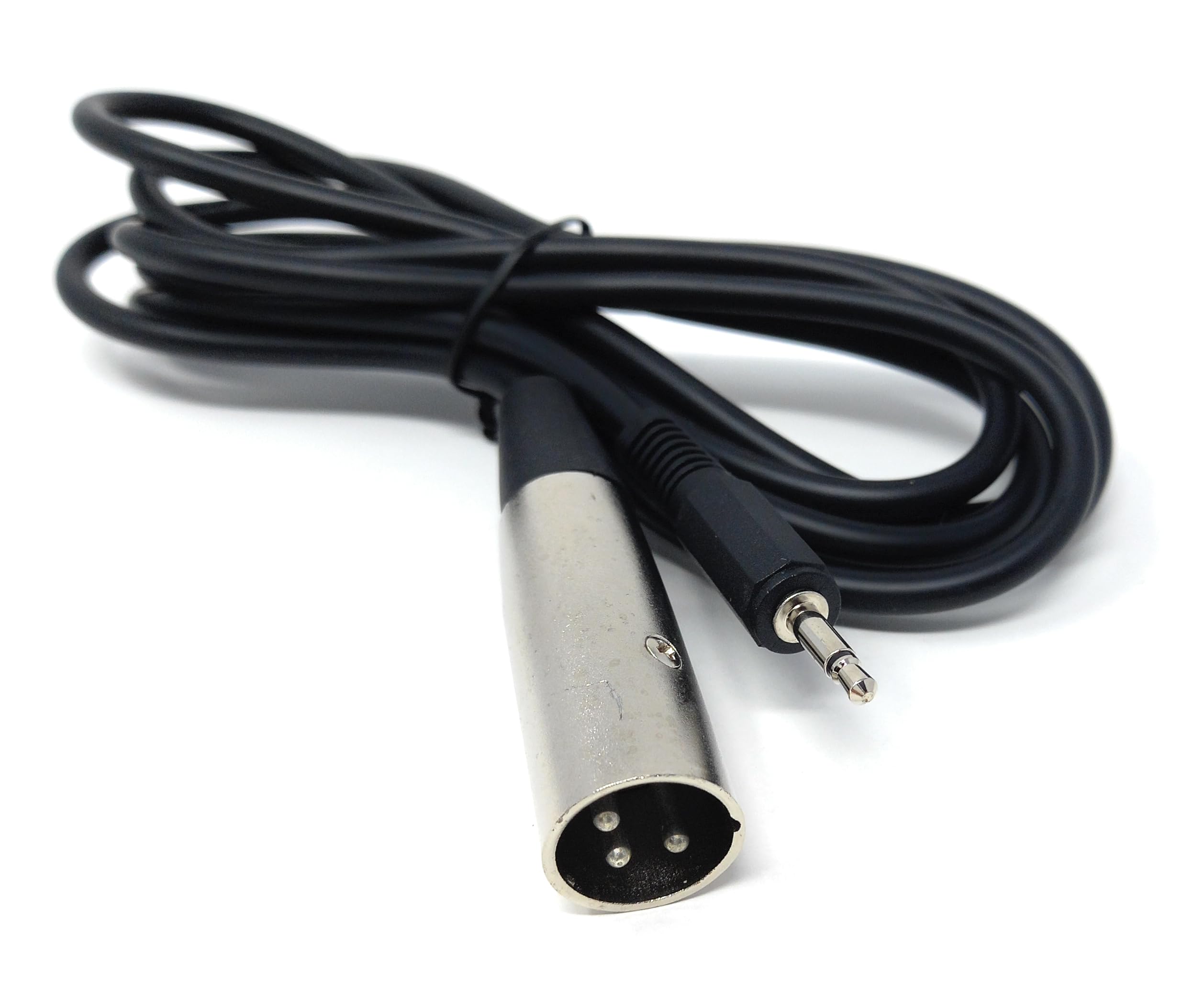 DRUT 2m 3 Pin XLR Male Plug to 3.5mm 1/8 Mono Jack AUX Plug Audio Lead Cable 6.5ft