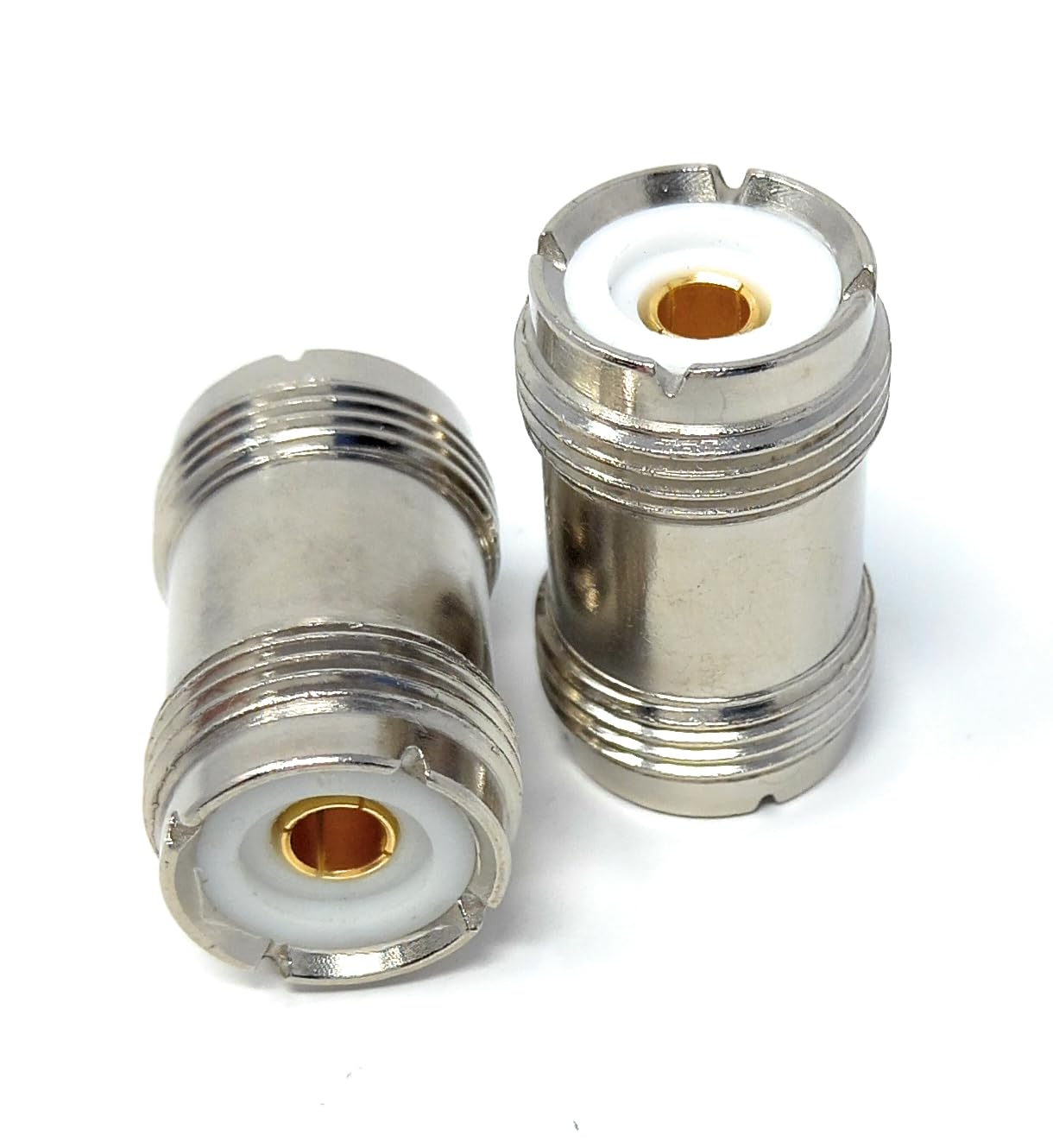 DRUT UHF PL-259 Female to UHF PL-259 Female Coaxial Adaptor Connector, Coupler Joiner, Gender Changer for CB Ham Radio Antenna
