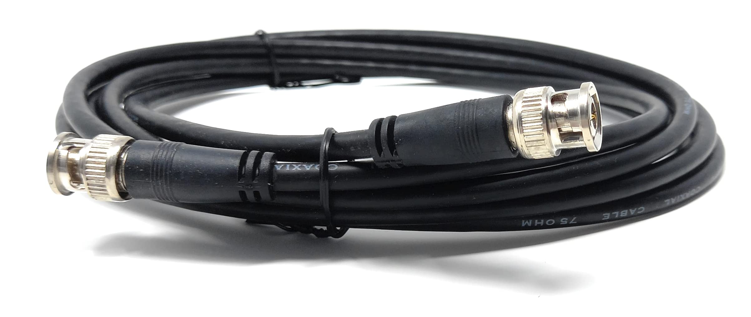 DRUT BNC to BNC Cable Lead, Coaxial RG59/RG59U 75ohm for CCTV Video Camera, Male to Male Plugs