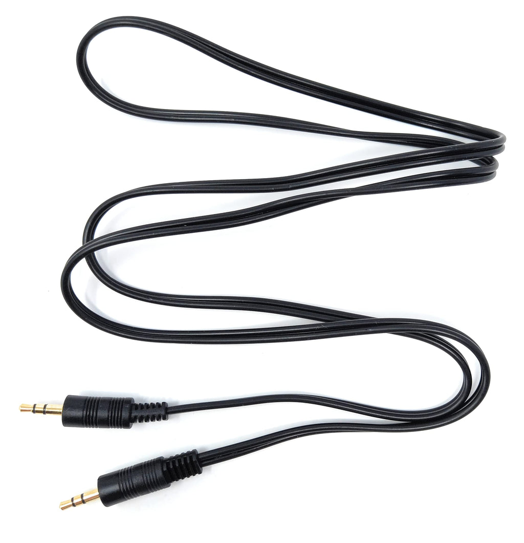 DRUT 3.5mm to 3.5mm Stereo Audio AUX Cable Gold Connectors, Small 3 pin Jack to Jack Speaker Lead