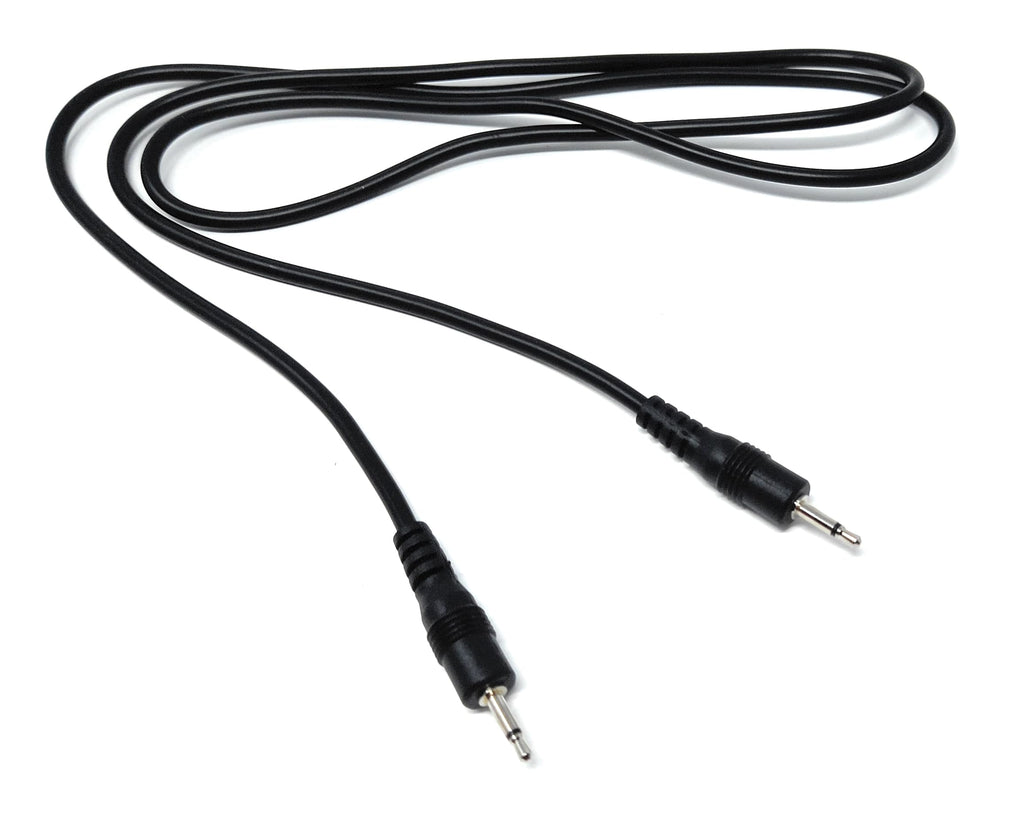 2.5mm Male to 2.5mm Male Mono Jack Plug to Plug Lead Audio Coax Cable