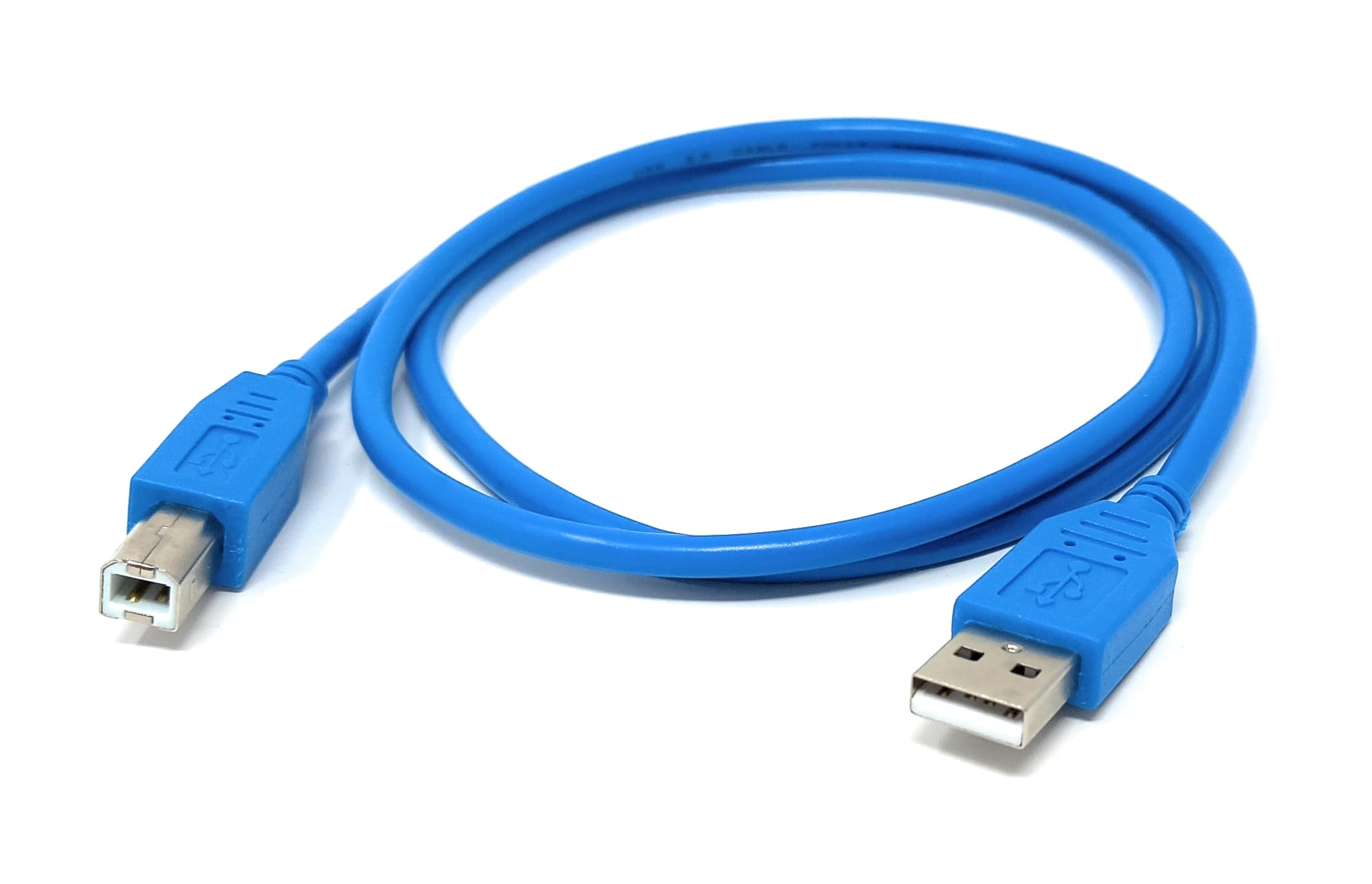 DRUT USB B Cable for DJ Controllers & MIDI Devices, Printer Style Lead for Mixers, Turntables, Keyboards, Samplers, Synthesizers, Compatible with Numark, Pioneer, Traktor, Denon, Akai, Serato