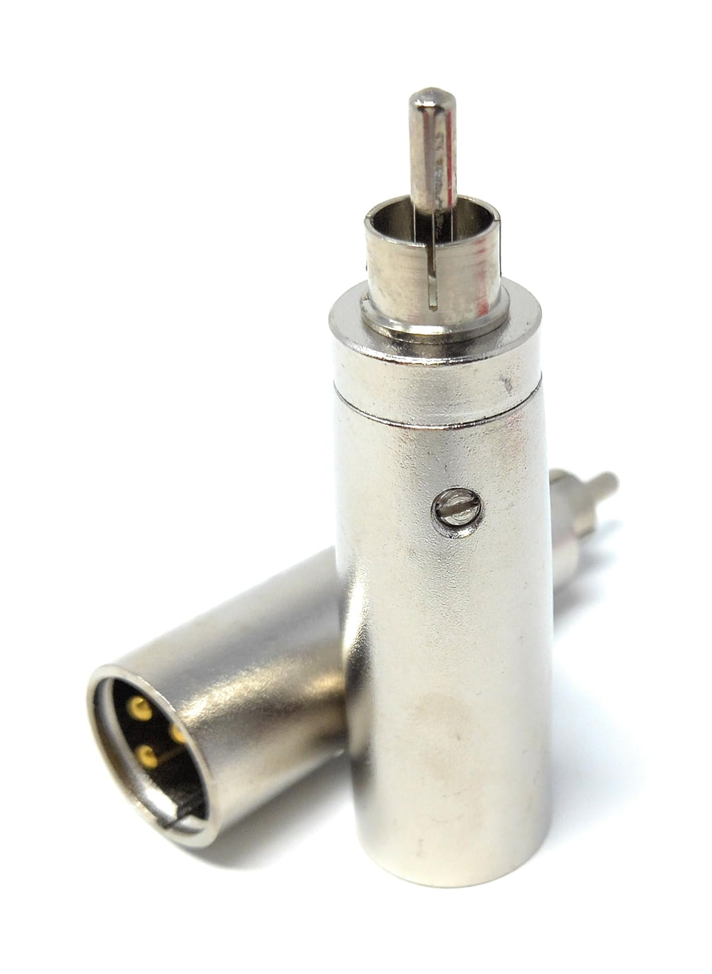 DRUT XLR Male Plug 3 Pins to RCA Phono Plug Mono Audio Cable Converter Adapter