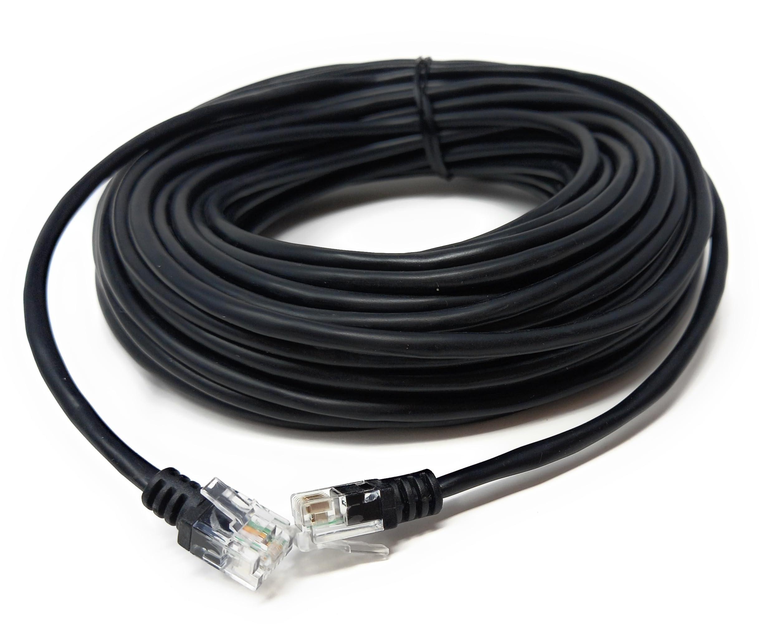 RJ11 to RJ11 ADSL 2 High Speed Broadband Modem Telephone Cable Transmits Data Up to 100 Mbits/sec, 26 AWG Supports Analogue or Digital (DSL/ISDN) Applications