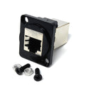 DRUT 1pcs. CAT6 RJ45 Panel Mount Socket – D-Series Type RJ45 Coupler, Female-to-Female LAN Network Bulkhead Pass-Through Adapter