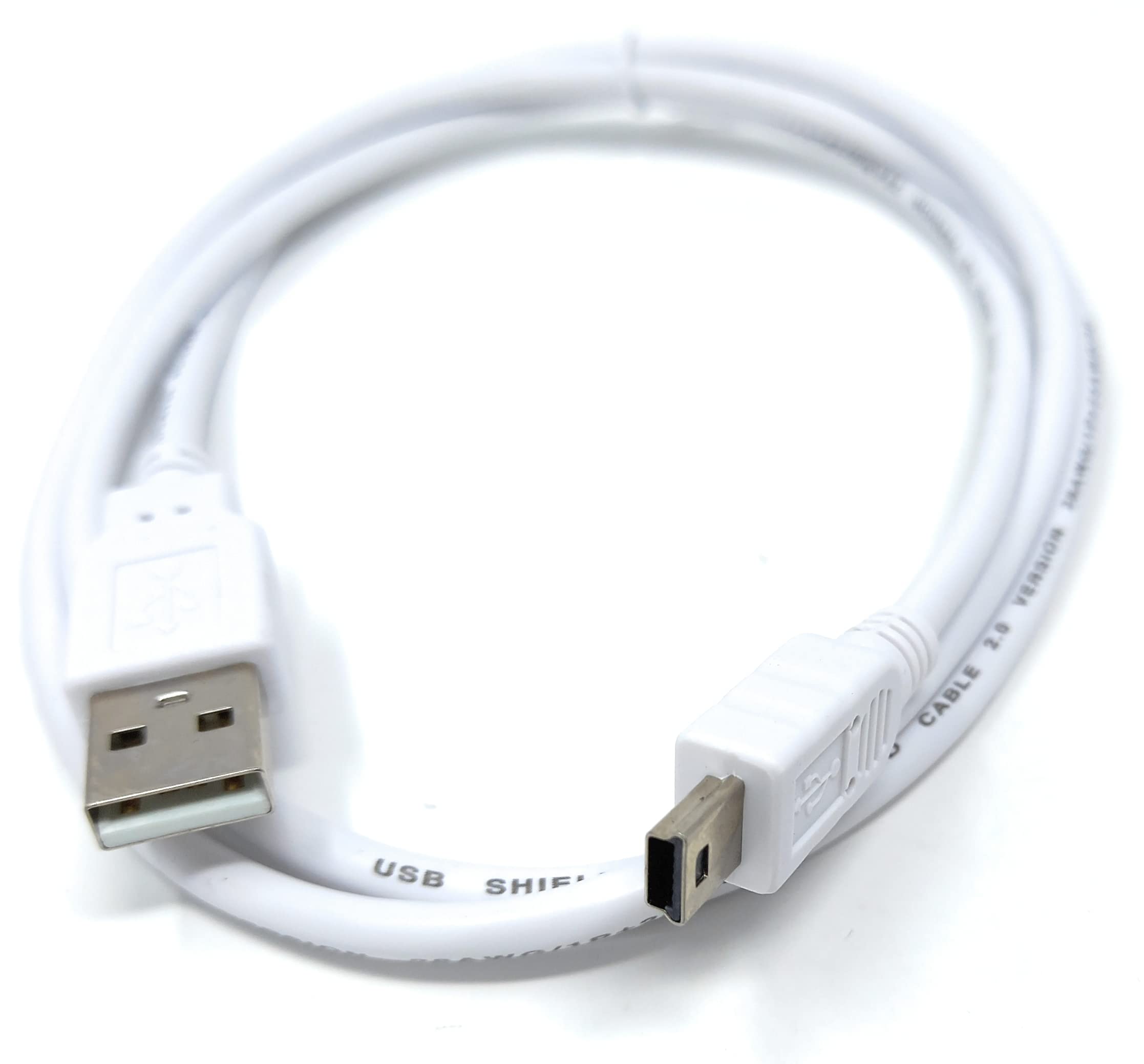 Mini USB to USB 24AWG 2.0 Hi-Speed 2.0 A-Male to Mini-B 5pin Cable Power & Data Lead